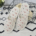 Soft new beautiful indoor cotton female linen slippers